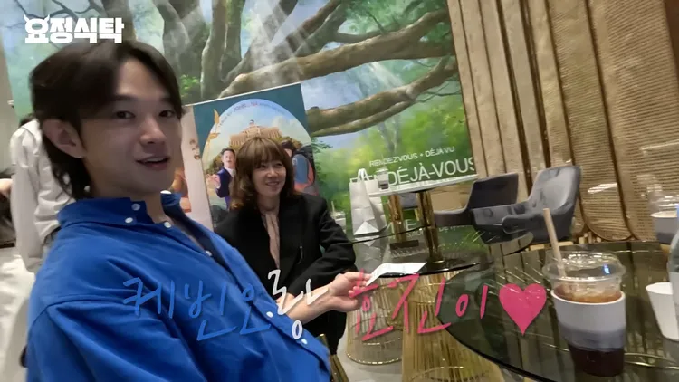 孔孝真（右）與凱文吳今年一起現身電影《Killing Romance》試映會。翻攝YouTube