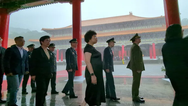 立委游毓蘭此次也一同赴泰北迎回英靈。蘇柏銓攝