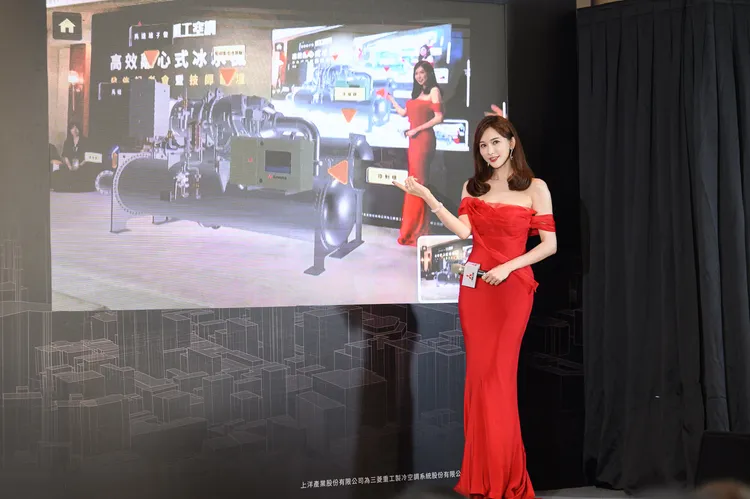 林志玲昨日出席記者會。上洋產業提供