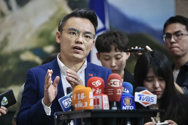 洪孟楷說，蔡英文在也說要發動廢止ECFA公投，結果去沒發動。資料照片，林林攝