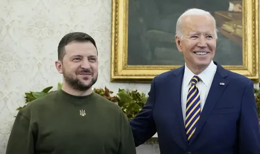 澤連斯基與拜登通話 討論俄國傭兵發動兵變事件