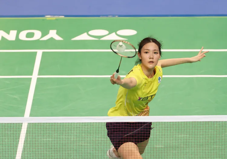 歐帕妮普首次來台參賽。  中央社