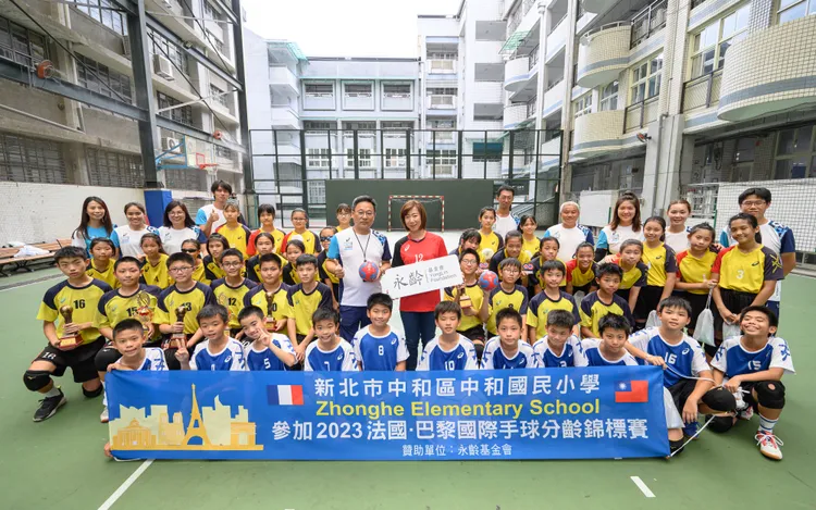 中和國小是唯一代表台灣參賽隊伍。永齡基金會提供