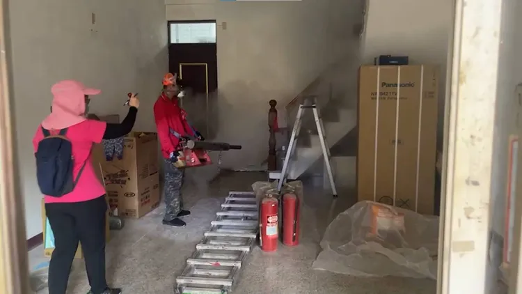 市府動員擴大孳生源清除。衛生局提供