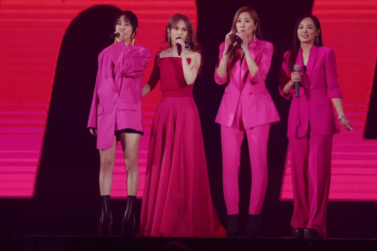 4 in Love今晚在小巨蛋現芳踨。彭欣偉攝