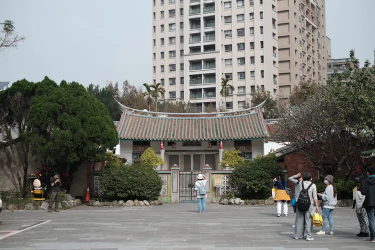 竹北紅瓦屋。新竹縣府提供