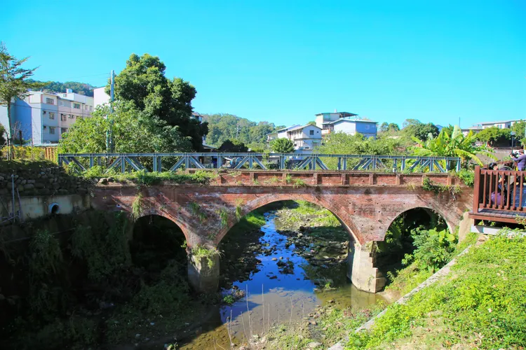 北埔雙安橋。新竹縣府提供