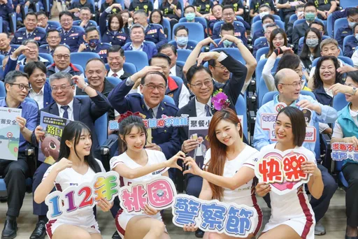 張善政表揚績優警察 聲援人民保母、守護城市安全