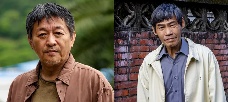 庹宗華（左）變退休老兵壞爸爸，「好演員沒有小角色」夏靖庭演騙錢壞叔叔。大愛提供