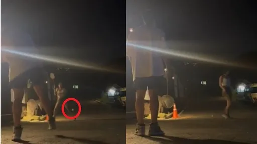 爆笑片｜網紅跟爆乳妹打羽球　動真格這樣做！把人氣跑了