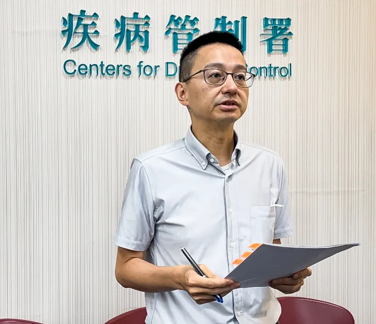 羅一鈞說，本次個案計匡列密切接觸者2人。賴昀岫攝