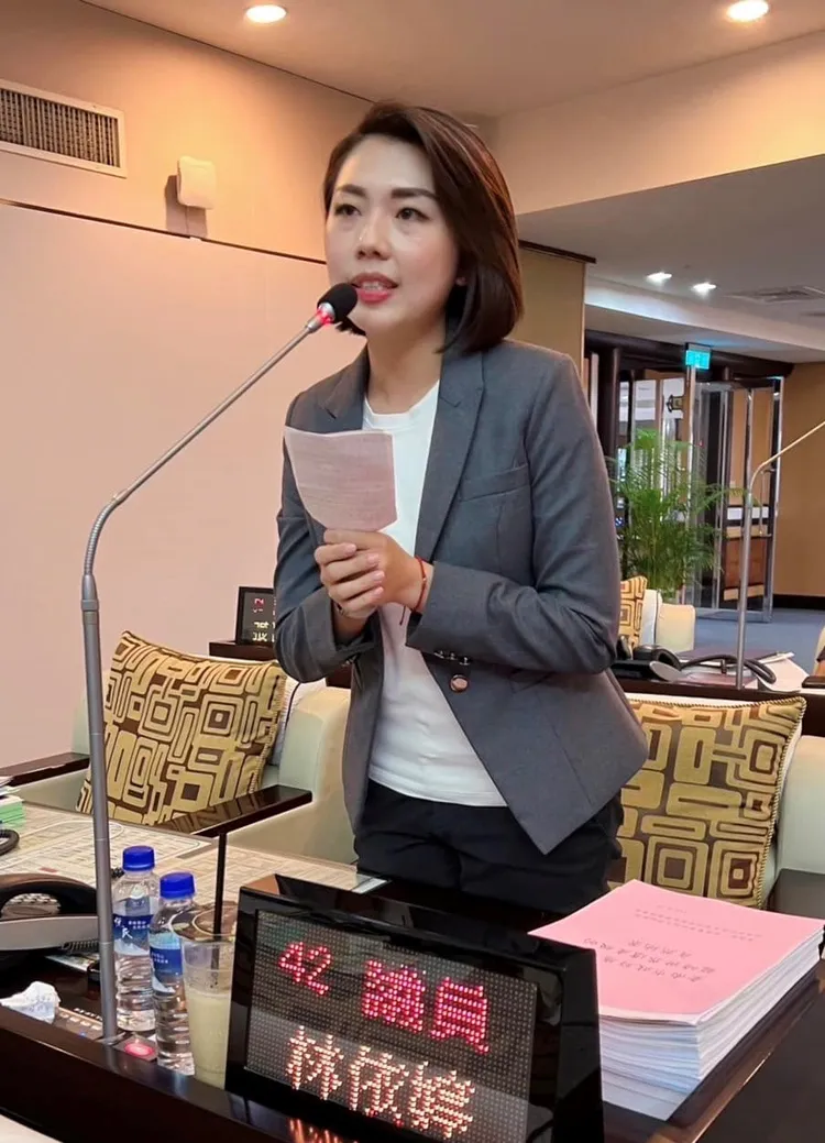 民進黨台南市議員林依婷。翻攝自林依婷臉書