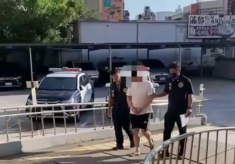 警方將依刑法毀損、恐嚇罪將洪嫌移送法辦。翻攝畫面