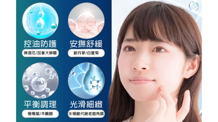 ▲啤酒花精華結合水楊酸，能高速滲透肌膚，達到驚人的有感抗痘。