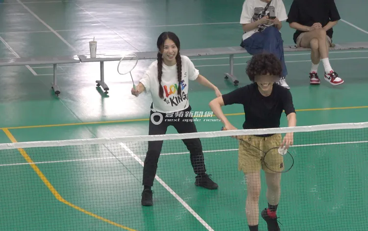 Hebe（左）與爆炸頭隊友2人造型都十分吸睛，在比賽場地成為所有人關注的焦點。特勤中心攝