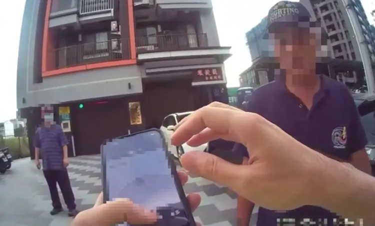 警方發現李男報的身分有異。翻攝畫面