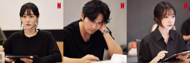 朴圭瑛（左起）、李陣郁、曹柔理將會演出第2季的新角色。Netflix提供