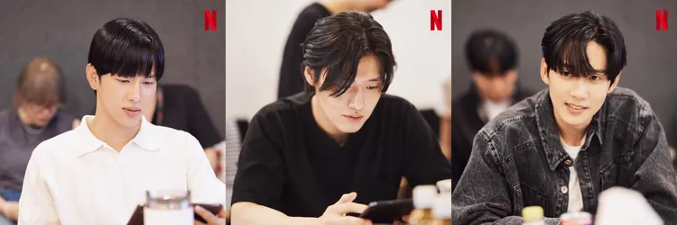 任時完（左圖起）、姜河那、朴成焄是第2季的生力軍。Netflix提供