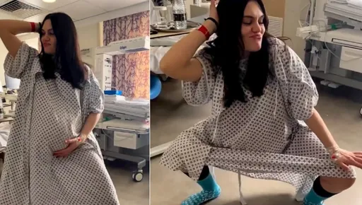 最猛孕婦女星剖腹產前5分鐘捧肚狂舞!曾被診斷不孕喜獲男寶寶