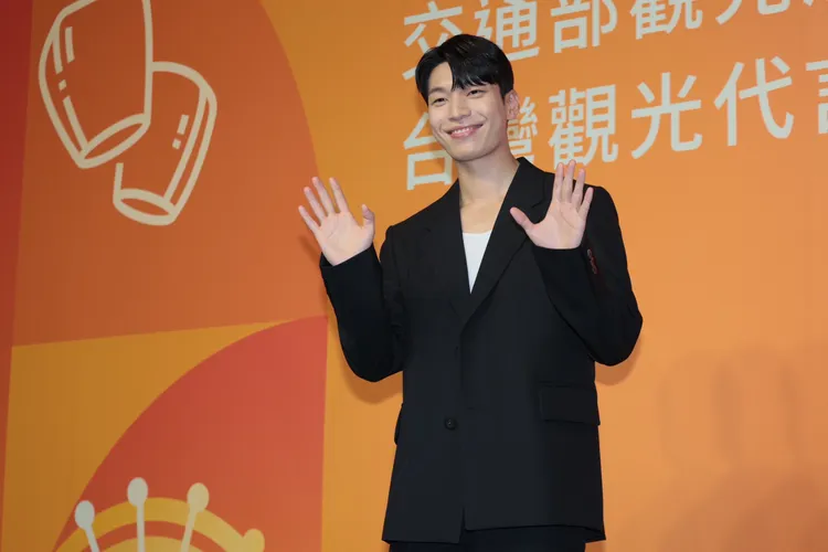 魏嘏雋露出招牌陽光笑容。彭欣偉攝