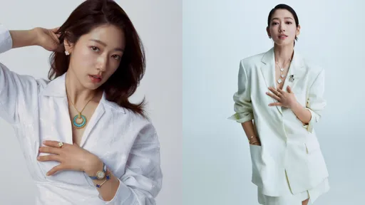 朴信惠當媽後更放得開　拍照手指不聽話插進胸前那條縫