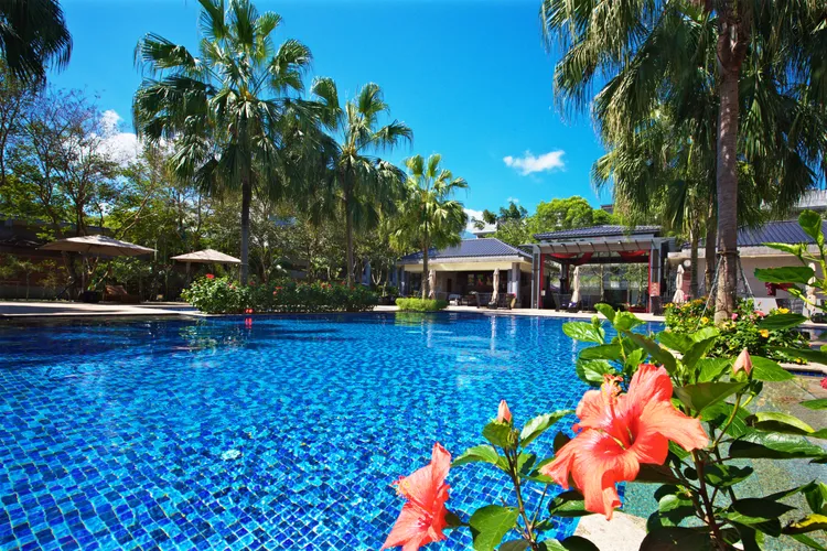 圖為秧悅美地游泳池。業者提供