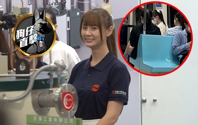 啦啦隊女神短今自爆Metoo後首亮相，多了保鑣護送她。特勤中心攝