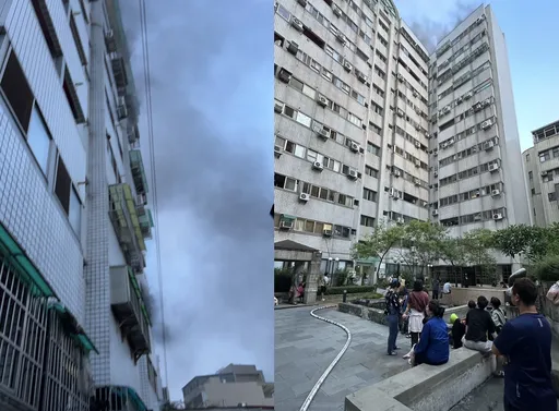 台中社區大樓晚間驚傳火災　住戶急疏散！64歲男喪生火窟