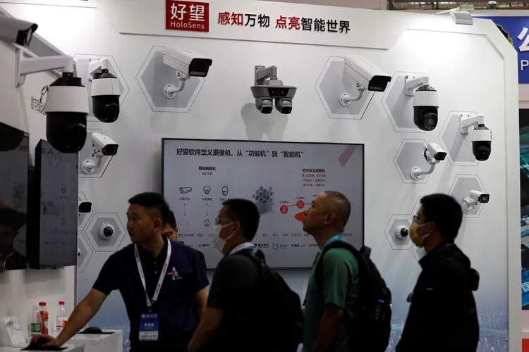 華為旗下智能安防品牌「好望HoloSens」，本月7日於北京參加「中國國際社會公共安全產品博覽會（安博會）」。路透社