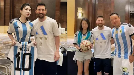 貼身合影梅西「要多少個W？」　女球迷4個字揭露價碼驚呆眾人