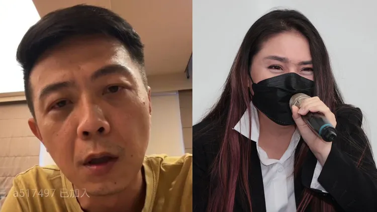 廖峻兒子廖錦德（左）一一駁斥李伊妍記者會中所提指控。左圖翻攝自廖錦德、右圖資料照片