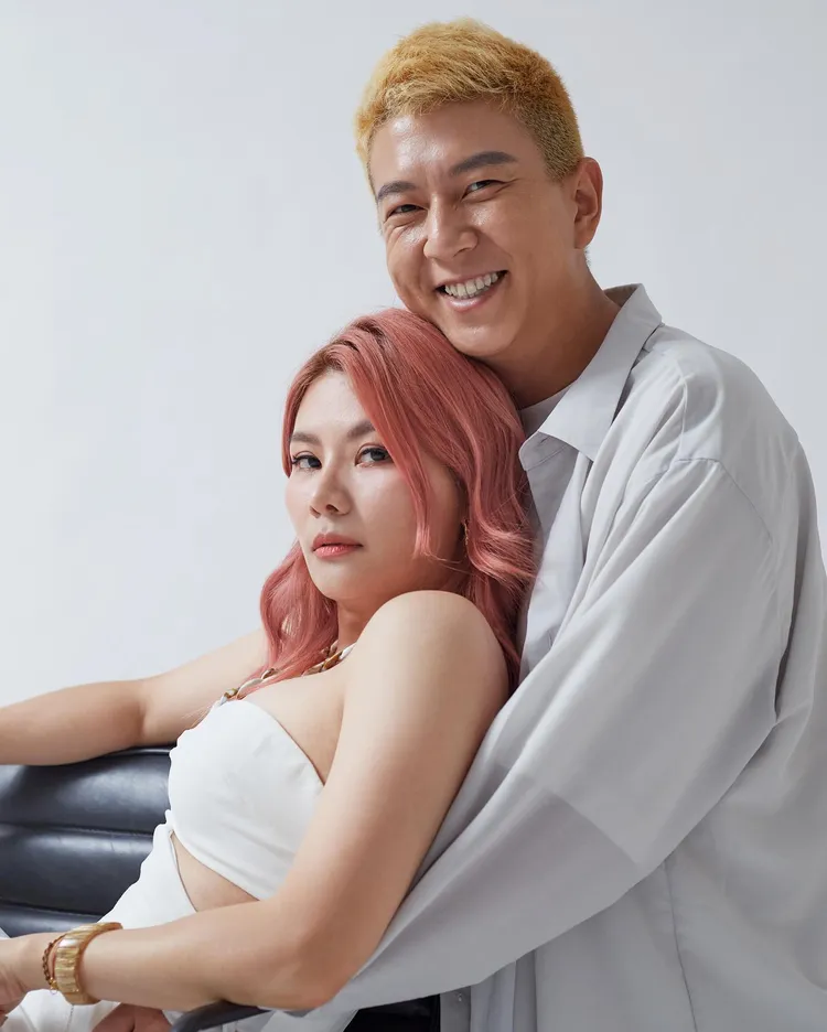 董仔和海力戀愛近7年。翻攝董仔臉書