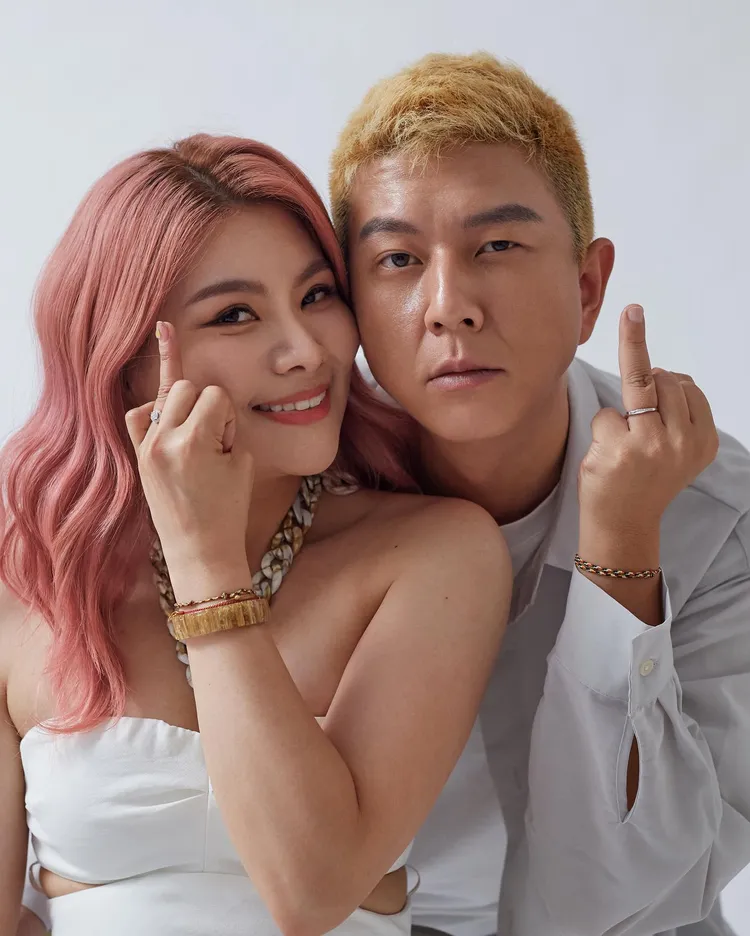 海力本來是不婚主義，遇到董仔後才有結婚念頭。翻攝董仔臉書