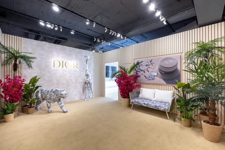 Dior蔚藍假期香氛特展。品牌提供