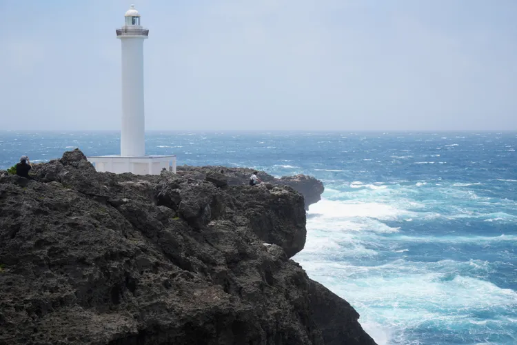 沖繩殘波岬燈塔。美聯社資料照片