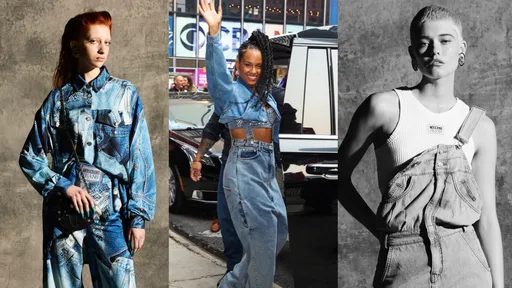 葛萊美天后穿丹寧Bra出街 妙搭M05CH1N0 Jeans高腰褲搞叛逆