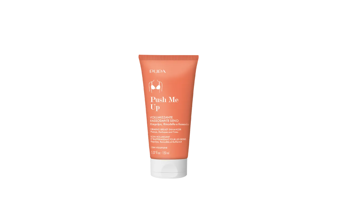 對抗引力豐潤美胸霜添加有非洲臘腸樹萃取,75ml/1680元、150ml/2800元。品牌提供