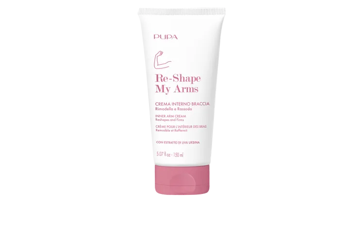 完美身形局部線條加強霜特別添加了熊果萃取，150ml／1500元。品牌提供