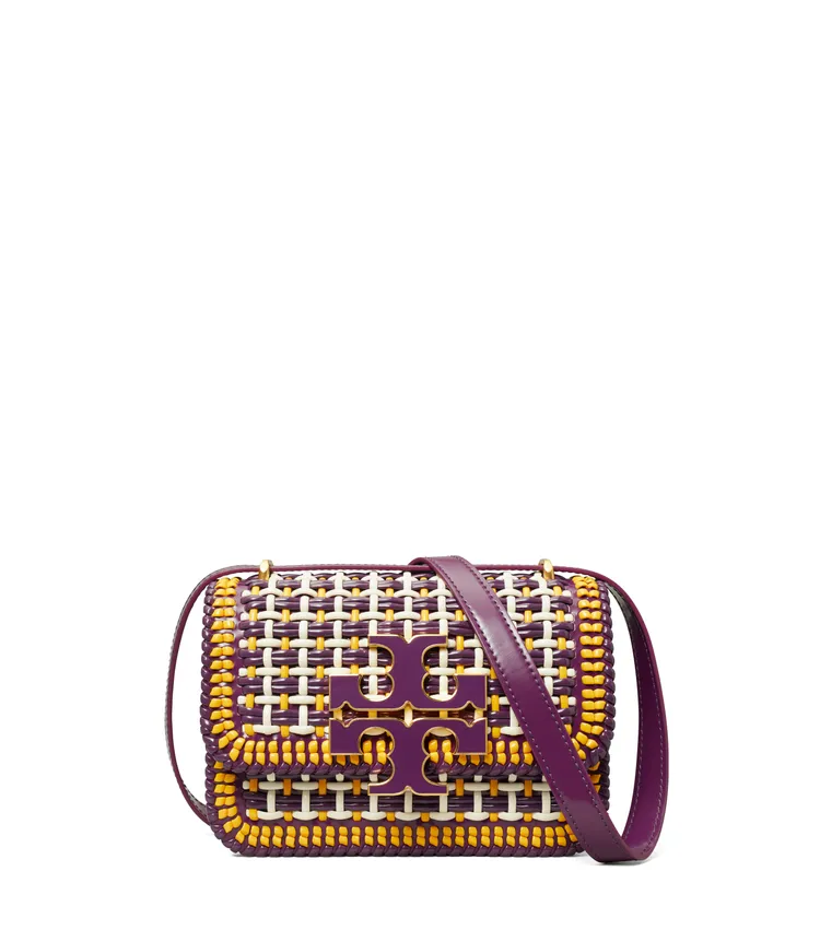 Eleanor葡萄紫色漆皮肩背包，3萬2900元。品牌提供