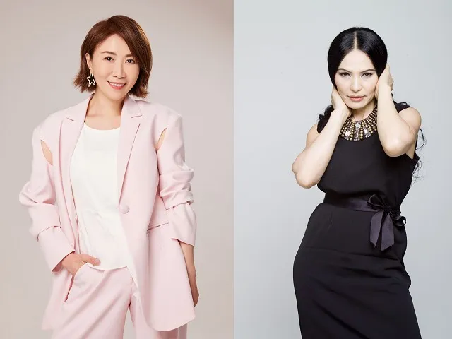 李翊君（左）和潘越雲都曾演唱過瓊瑤電影電視劇歌曲。寬宏藝術提供