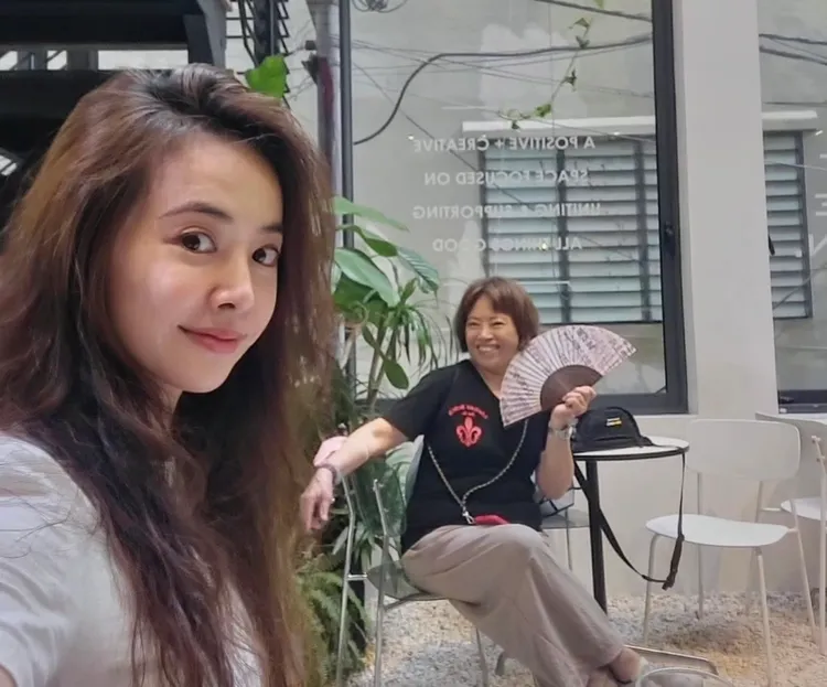 蔡依林趁工作空檔，跟媽媽及家人到越南度假。翻攝蔡依林IG