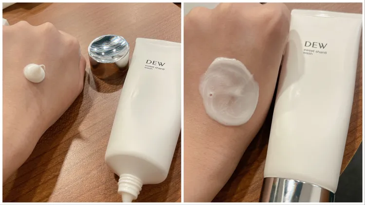 玻尿酸綿密奶蓋皂質地。張家玲攝