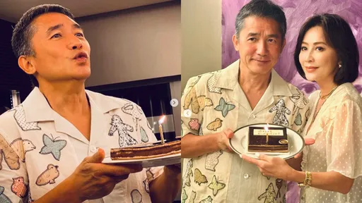 梁朝偉61歲滿頭白髮氣色紅潤　劉嘉玲IG甜曬慶生照放閃