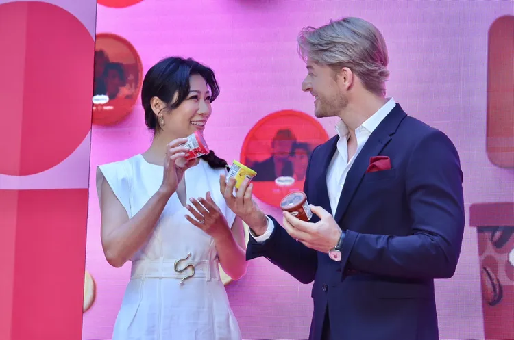 法比歐（右）想全心陪太太和女兒，所以暫不考慮生二胎。林林攝