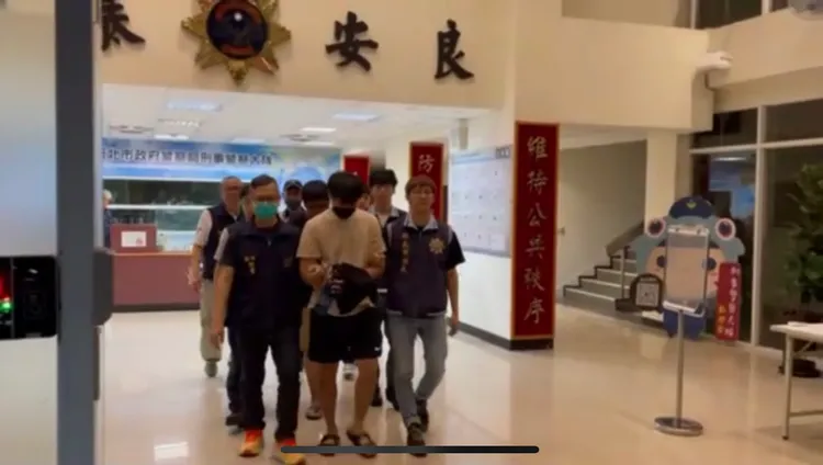 解送人犯地檢署。翻攝畫面