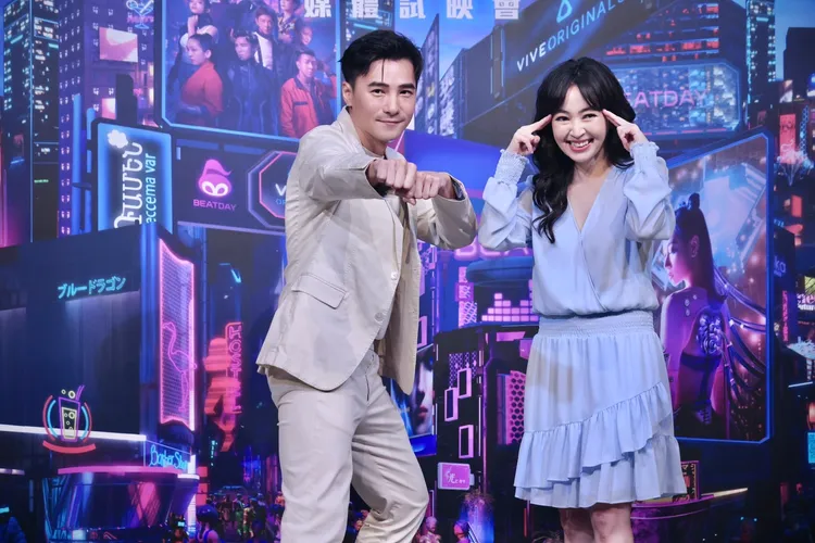 蔡燦得（右）和是元介默契不錯。林林攝