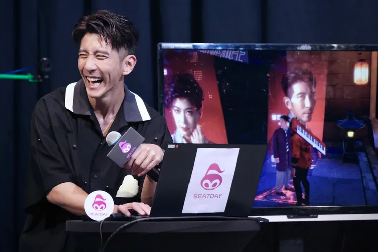 修杰楷笑得開心。林林攝