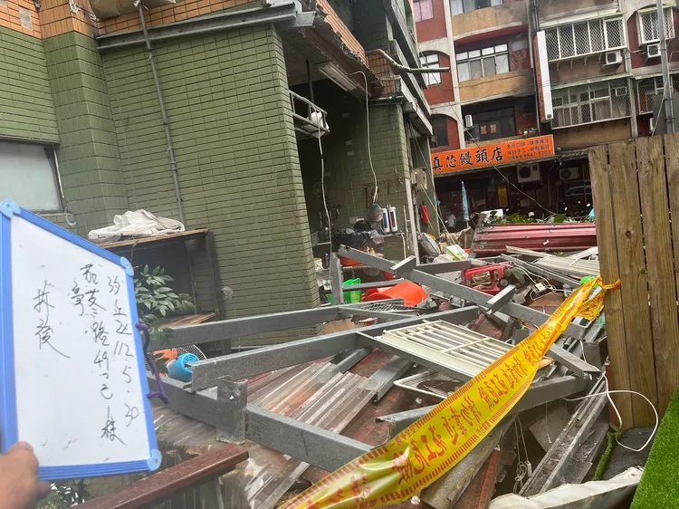 該址拆除後。翻攝畫面
