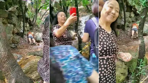 女遊客冷血自拍「昏迷傷者當背景」　黃安斥：魔鬼般的笑容