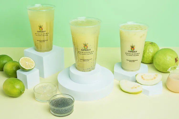 COMEBUY升級新品晶蘇芭檸綠，清爽飽足感大大提升。COMEBUY提供